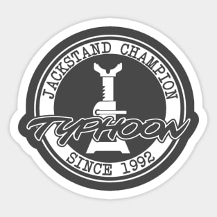 Typhoon Jackstand Award Sticker